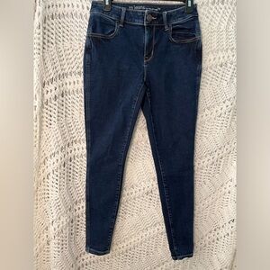 Maurices m jeans small regular mid rise dark wash stretchy jeans.